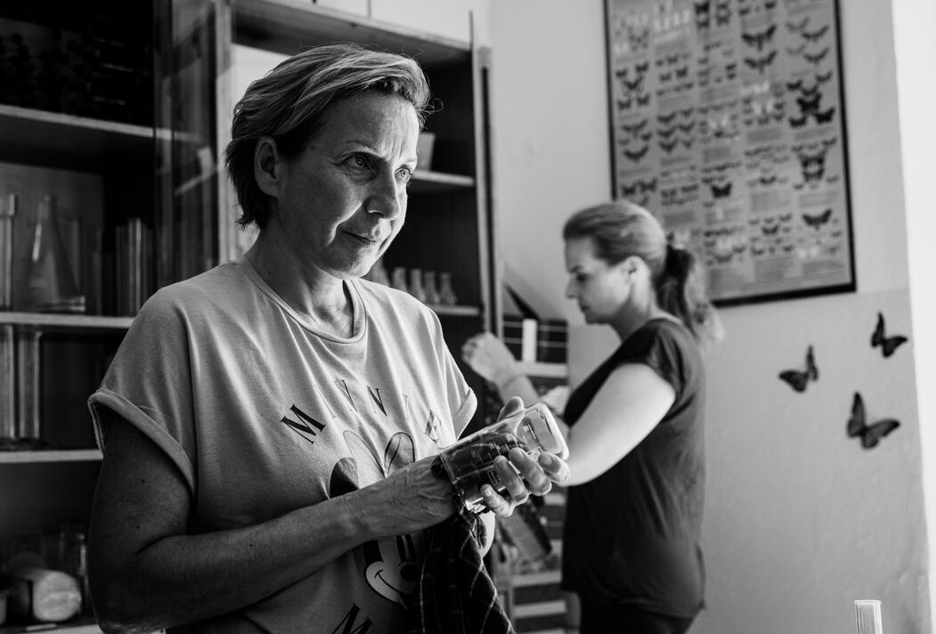 Láska nalezena - Barbara Lukešová, Adéla Kubačáková Fotografie z natáčení filmu Láska nalezena